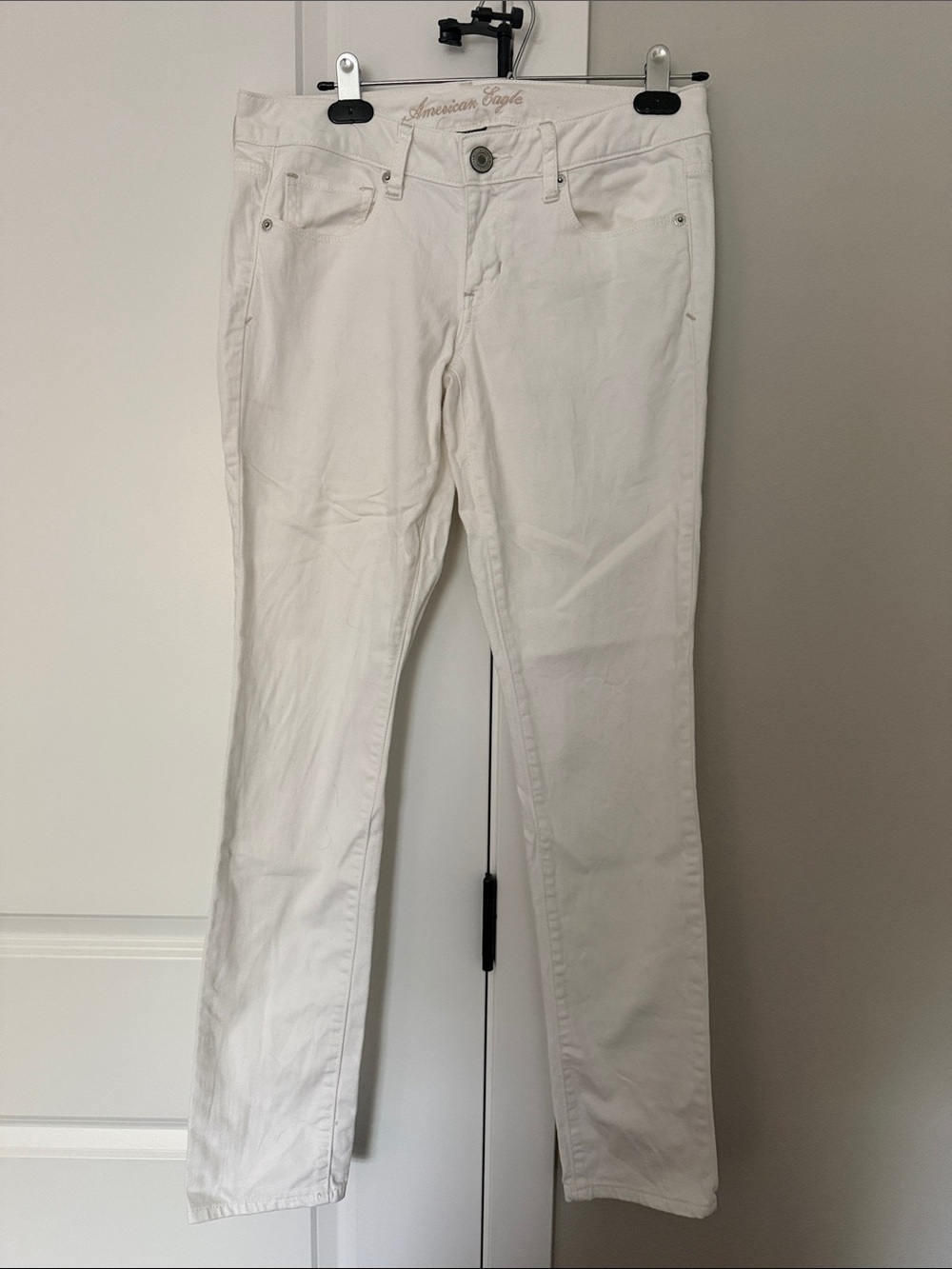 American Eagle Outfitters Women's White Skinny Jeans